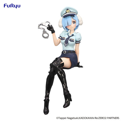 Re:Zero - Rem Police Officer Cap with Dog Ears Noodle Stopper - FuRyu Prize