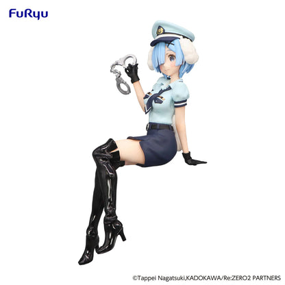 Re:Zero - Rem Police Officer Cap with Dog Ears Noodle Stopper - FuRyu Prize