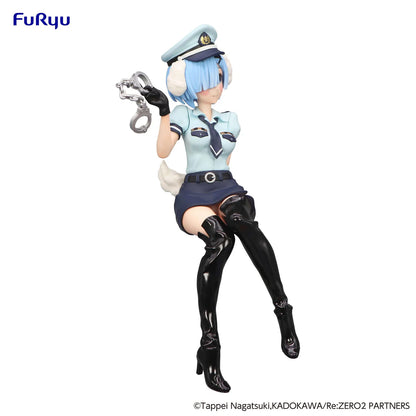 Re:Zero - Rem Police Officer Cap with Dog Ears Noodle Stopper - FuRyu Prize