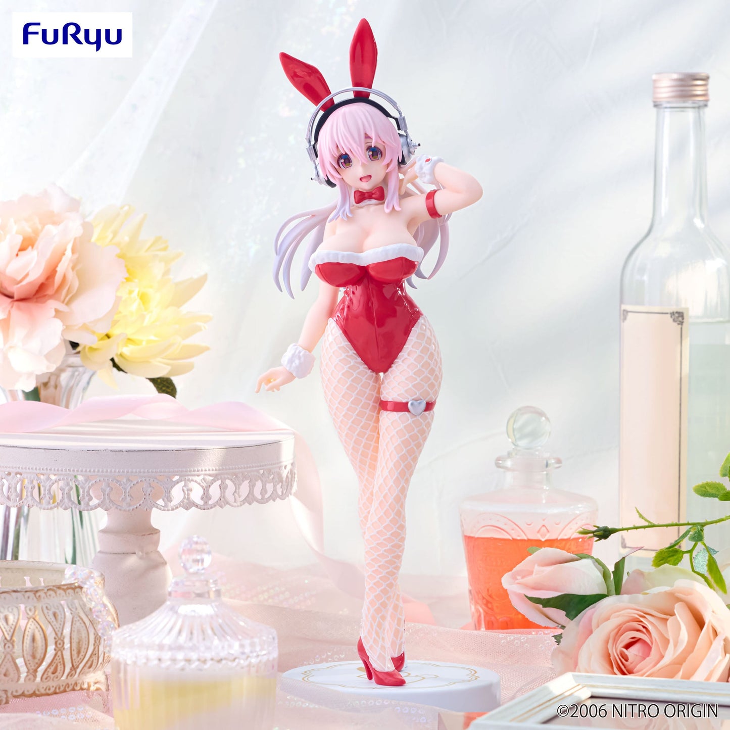 Super Sonico - BiCute Bunnies Red Color Ver. - FuRyu Prize