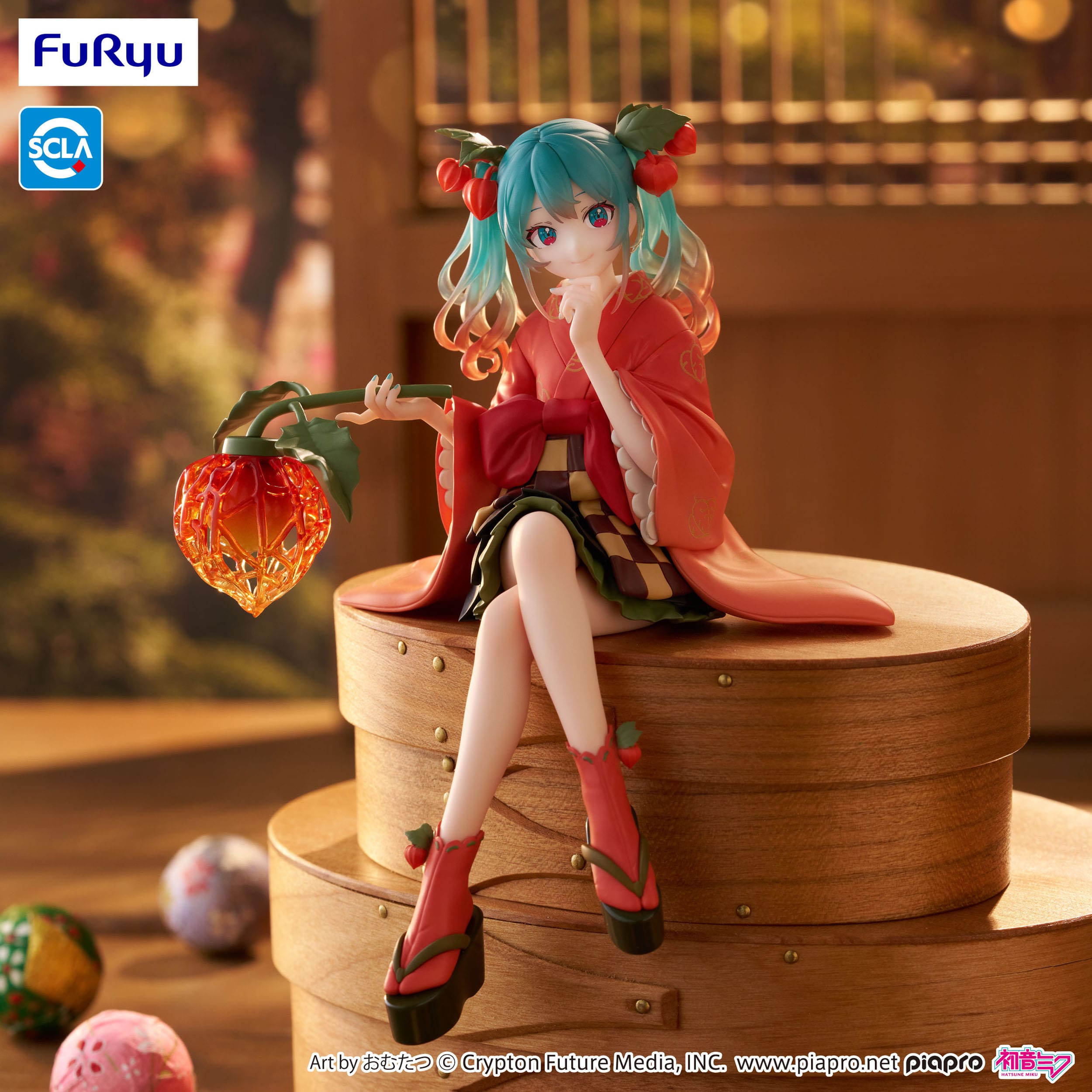 Hatsune Miku - Flower Fairy Winter Cherry Noodle Stopper - FuRyu Prize