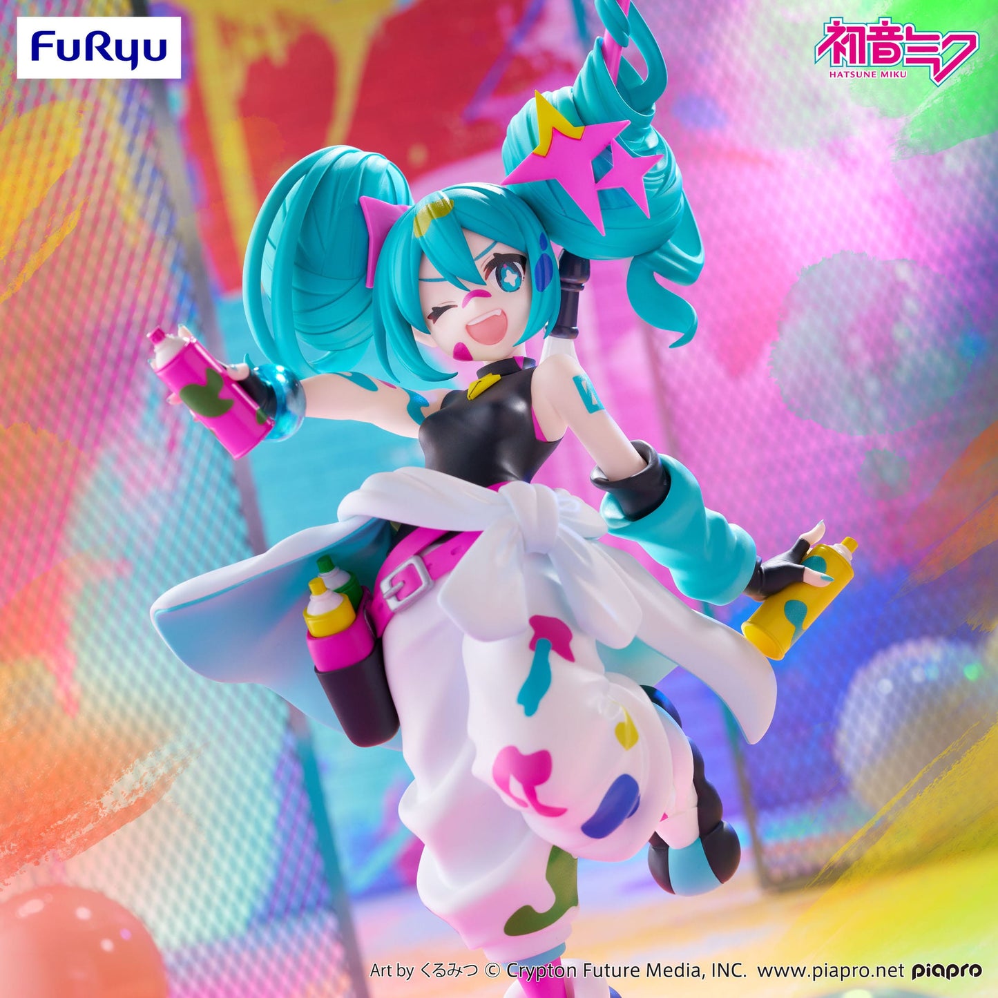 Hatsune Miku - Paint Girl Ver. Trio-Try-iT  - FuRyu Prize