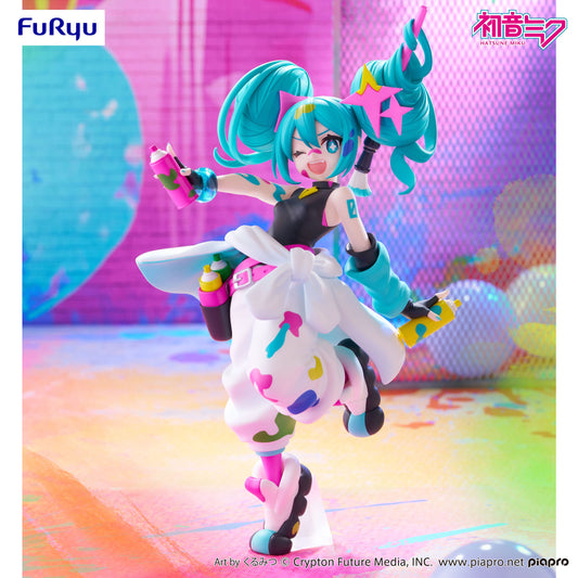 Hatsune Miku - Paint Girl Ver. Trio-Try-iT  - FuRyu Prize