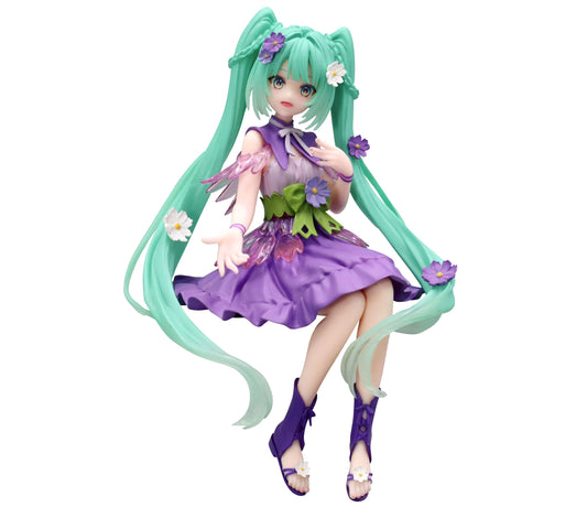 Hatsune Miku - Flower Fairy Cosmos Purple Color Ver. Noodle Stopper - FuRyu Prize