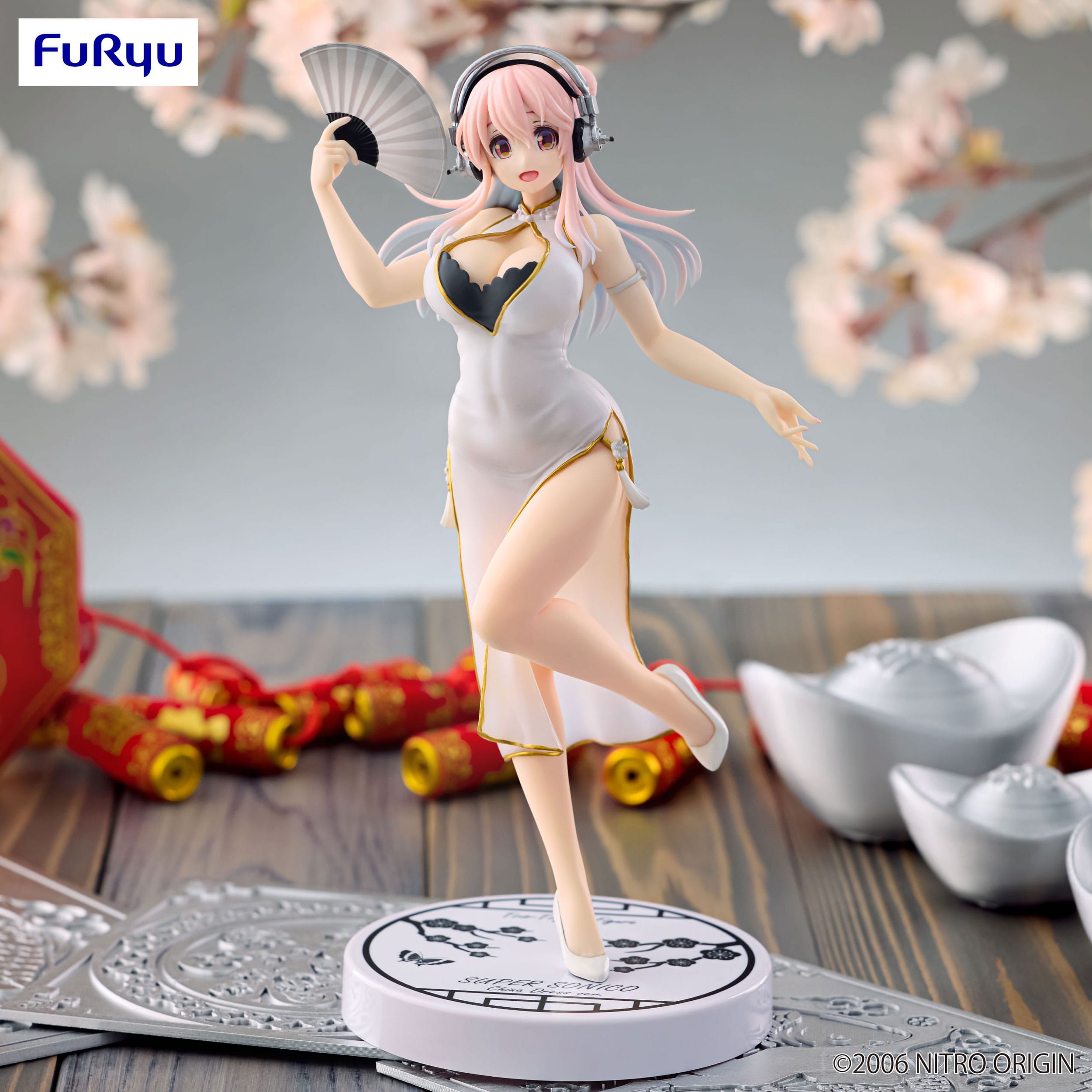 Super Sonico - Sonico White China Dress Ver. Trio-Try-iT - FuRyu Prize
