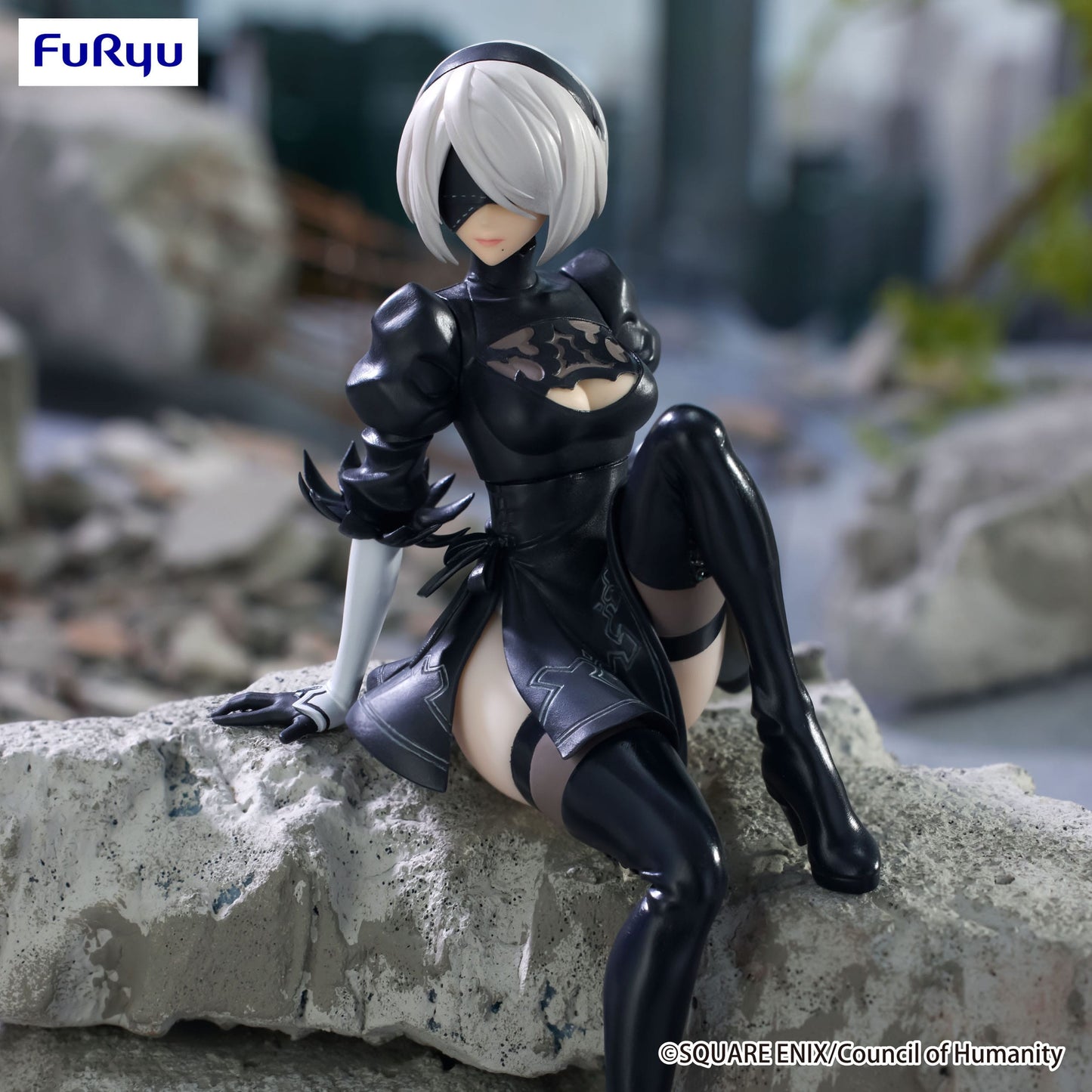 NieR:Automata Ver1.1a - 2B (YoRHa No.2 Type B) Noodle Stopper - FuRyu Prize
