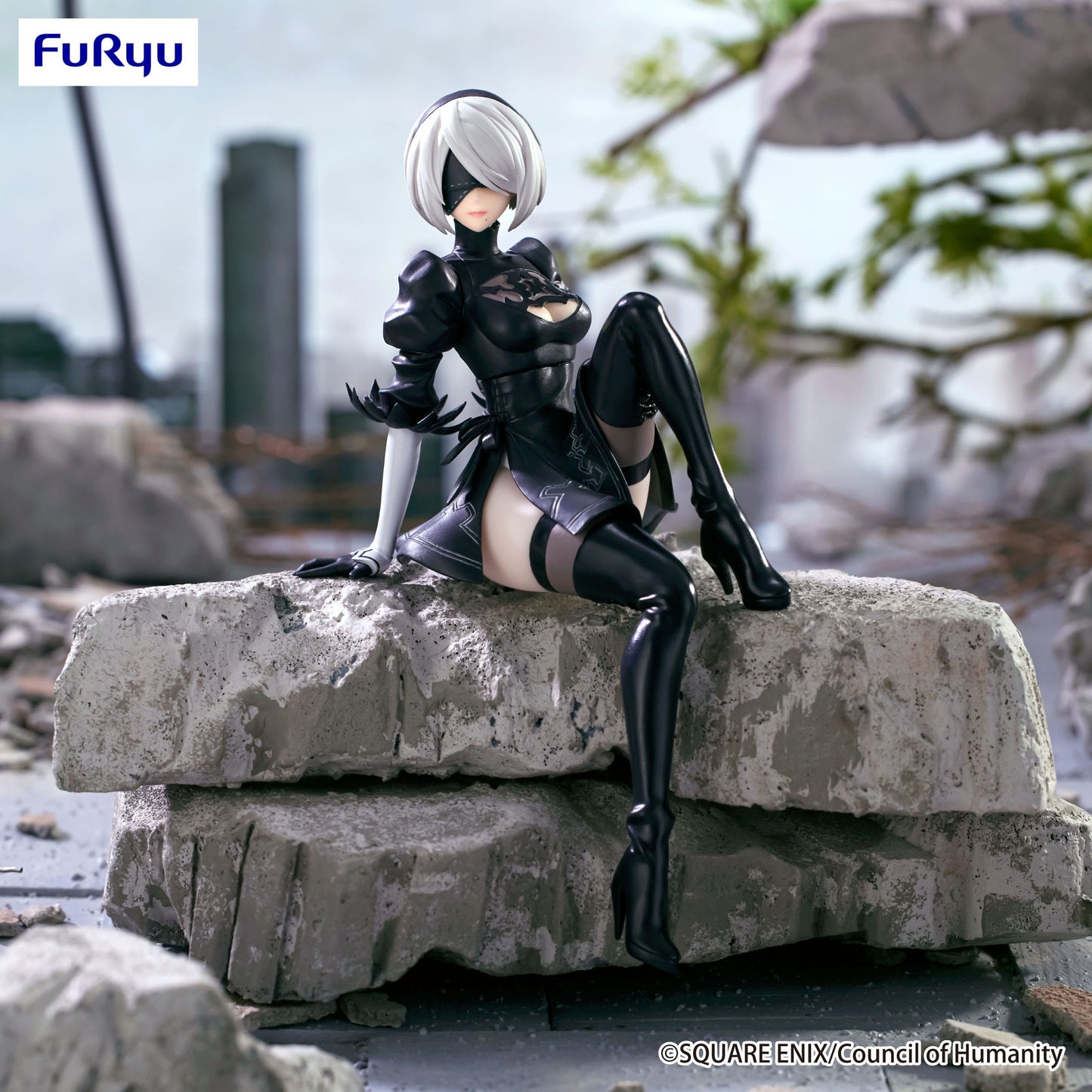 NieR:Automata Ver1.1a - 2B (YoRHa No.2 Type B) Noodle Stopper - FuRyu Prize
