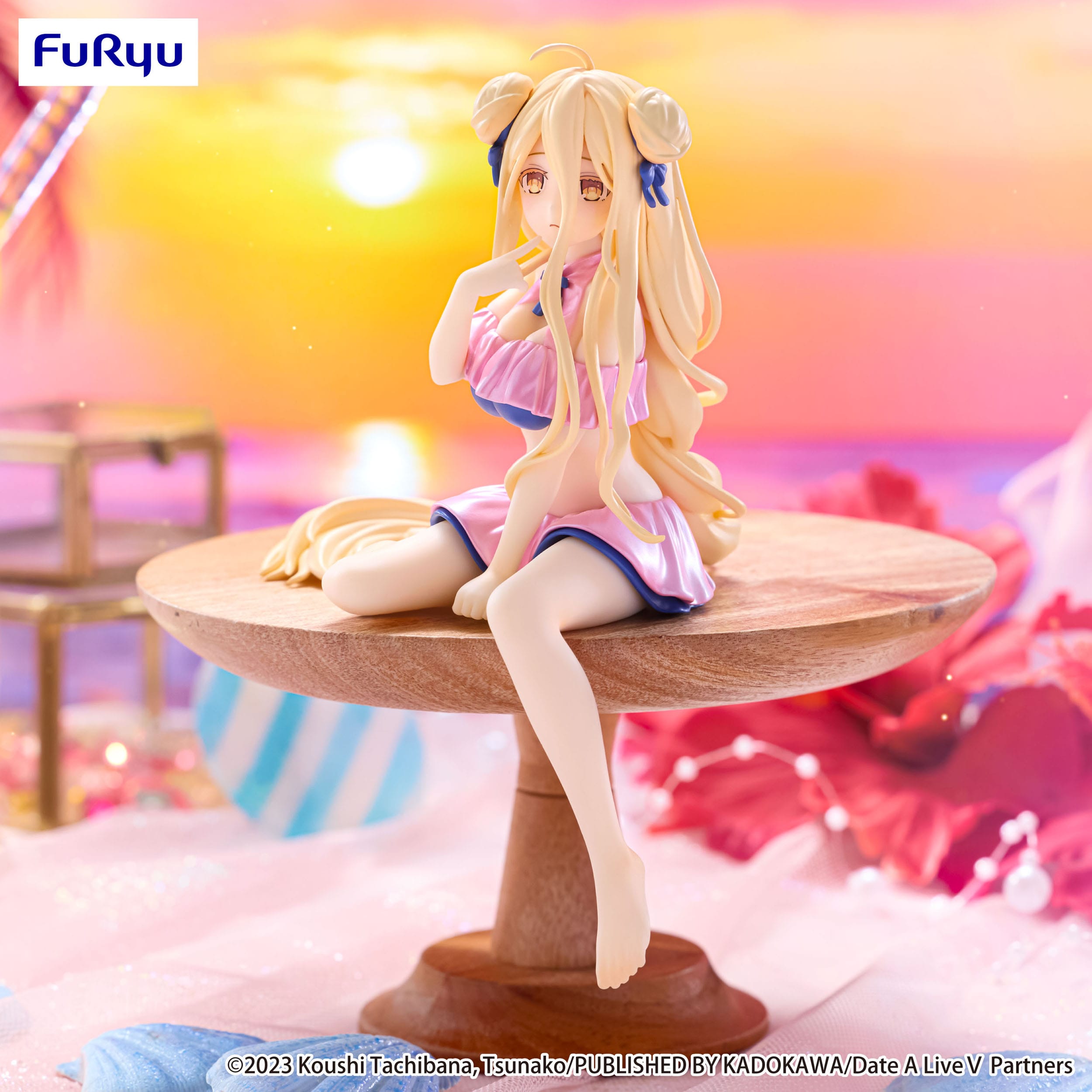 Date A Live V - Mukuro Hoshimiya Swimsuit Pastel Pink Color Ver. Noodle Stopper - FuRyu Prize