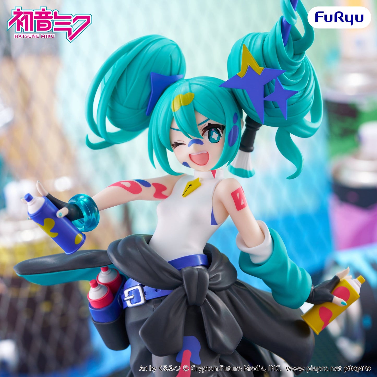 Hatsune Miku - Paint Girl Another Color Ver. Trio-Try-iT  - FuRyu Prize