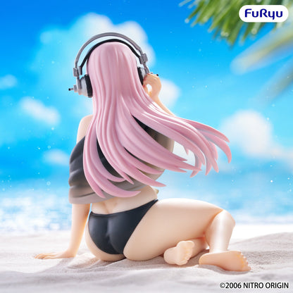 Super Sonico - Swimsuit Black Color Ver. Noodle Stopper - FuRyu Prize