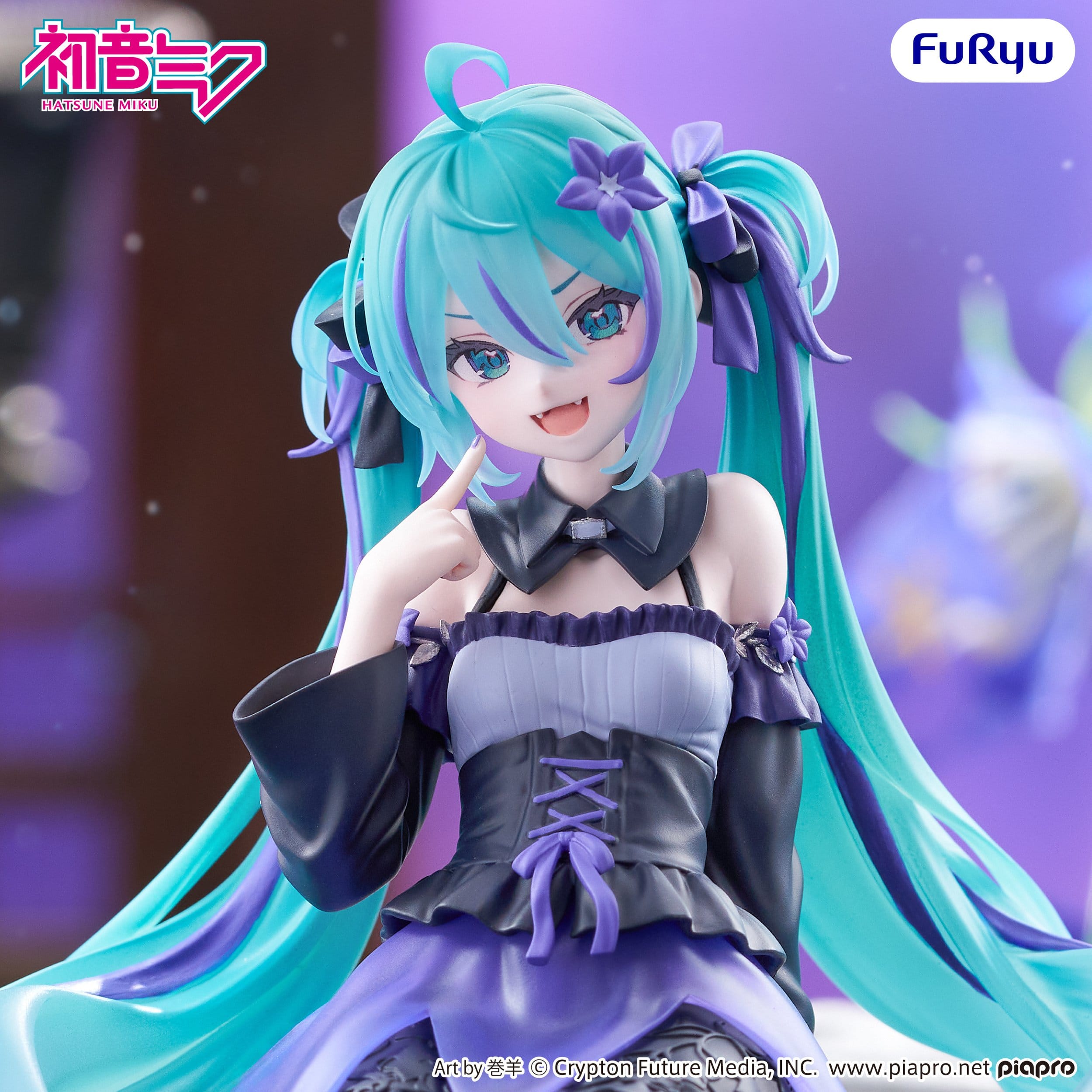 Hatsune Miku - Flower Fairy Bellflower Noodle Stopper - FuRyu Prize