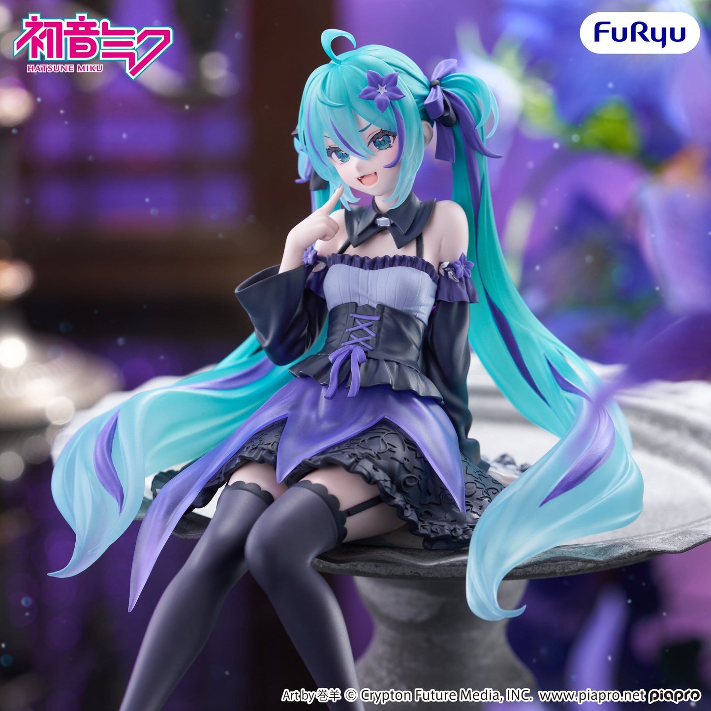 Hatsune Miku - Flower Fairy Bellflower Noodle Stopper - FuRyu Prize