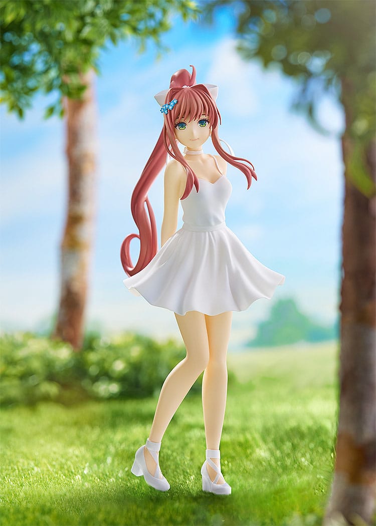 Doki Doki Literature Club! - Monika White Dress Ver. Pop Up Parade - Good Smile Company