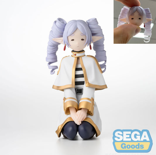 Frieren - Frieren "I have ringlets now" Clear ver. Premium Chokonose / Perching - SEGA Prize