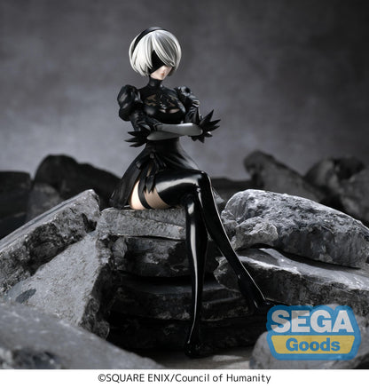 NieR:Automata Ver1.1a - 2B Premium Chokonose / Perching - SEGA Prize
