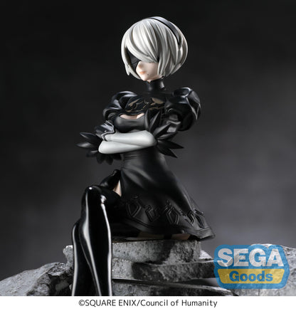NieR:Automata Ver1.1a - 2B Premium Chokonose / Perching - SEGA Prize
