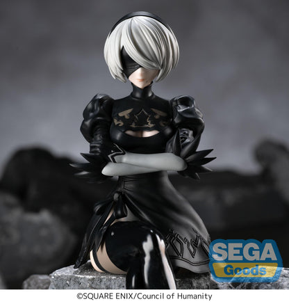 NieR:Automata Ver1.1a - 2B Premium Chokonose / Perching - SEGA Prize