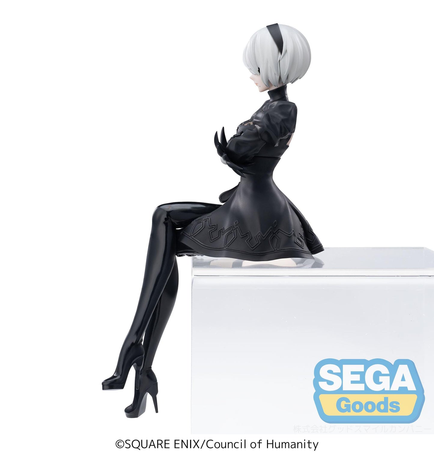 NieR:Automata Ver1.1a - 2B Premium Chokonose / Perching - SEGA Prize