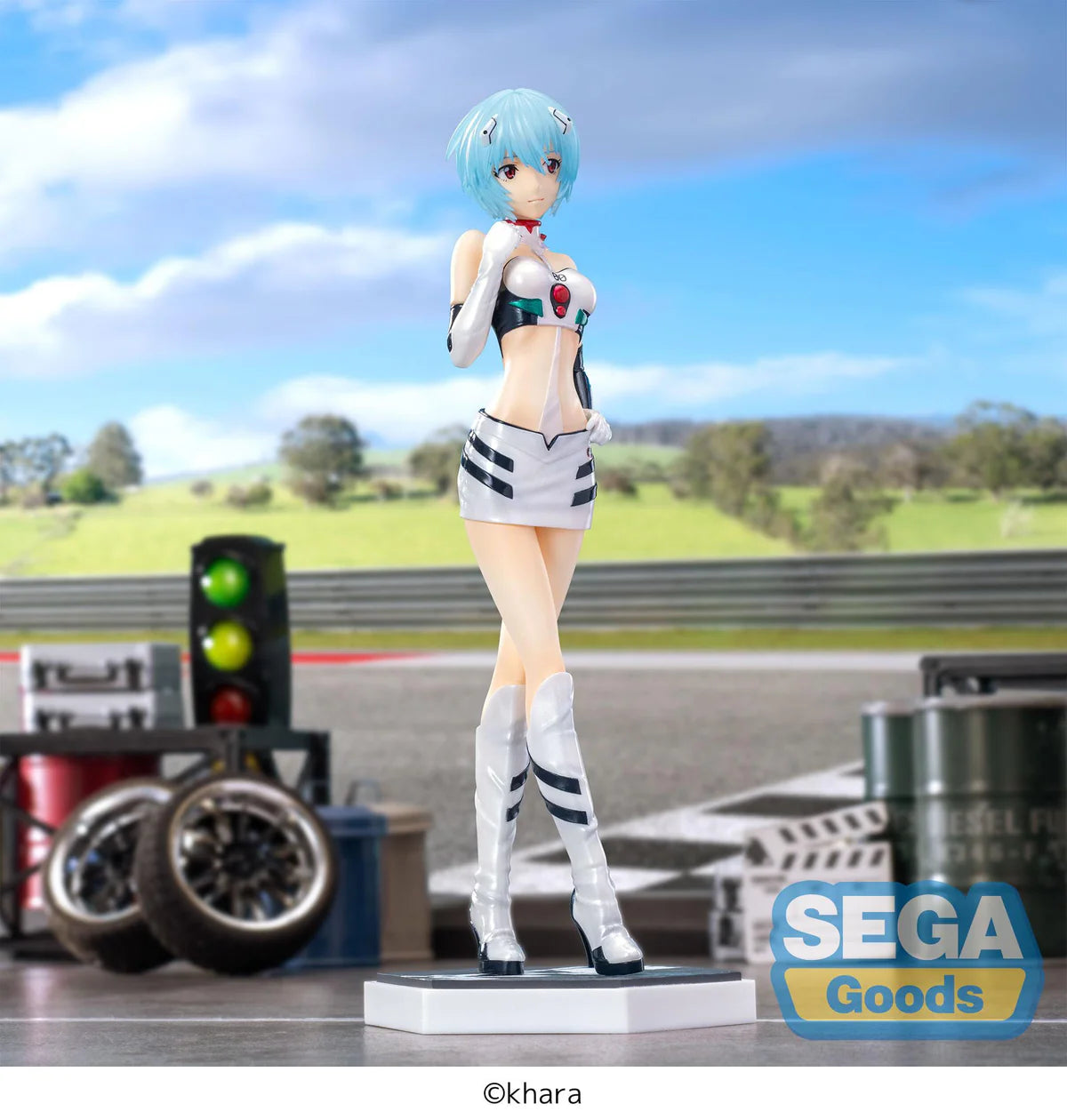 Evangelion Series - Rei Ayanami Racing Pit Walk Luminasta - Sega Prize