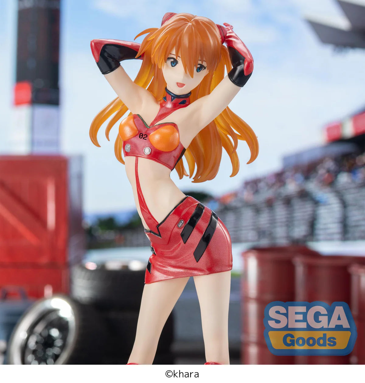 Evangelion Series - Asuka Shikinami Langley Racing Pit Walk Luminasta - Sega Prize