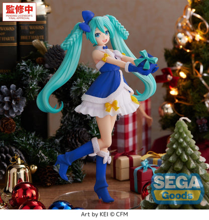 Hatsune Miku - Sapphire Christmas Ver. High Premium - SEGA Prize