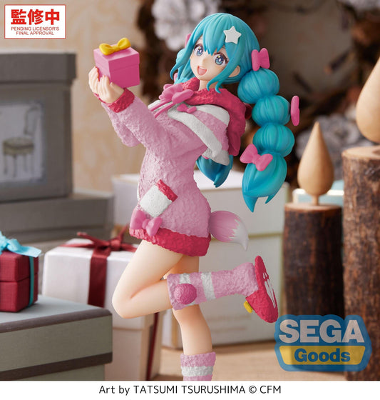 Hatsune Miku - Mokomoko Christmas Ver. High Premium - SEGA Prize