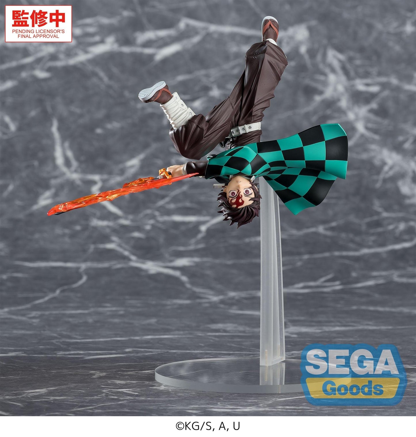 Demon Slayer - Tanjiro Kamado Hinokami Kagura Setting Sun Transformation Luminasta - SEGA Prize