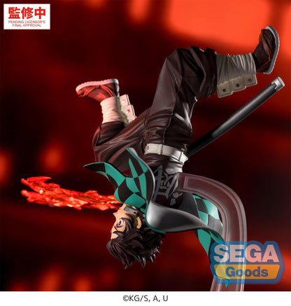 Demon Slayer - Tanjiro Kamado Hinokami Kagura Setting Sun Transformation Luminasta - SEGA Prize