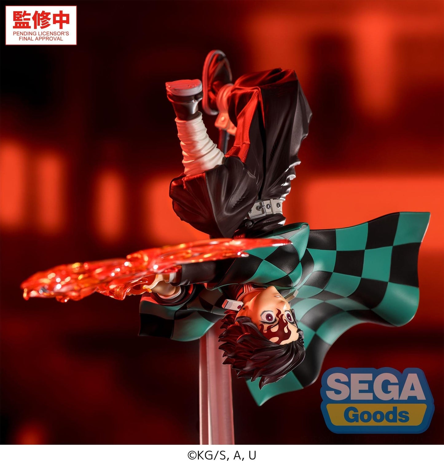 Demon Slayer - Tanjiro Kamado Hinokami Kagura Setting Sun Transformation Luminasta - SEGA Prize