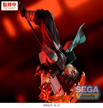 Demon Slayer - Tanjiro Kamado Hinokami Kagura Setting Sun Transformation Luminasta - SEGA Prize