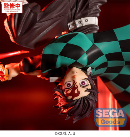 Demon Slayer - Tanjiro Kamado Hinokami Kagura Setting Sun Transformation Luminasta - SEGA Prize