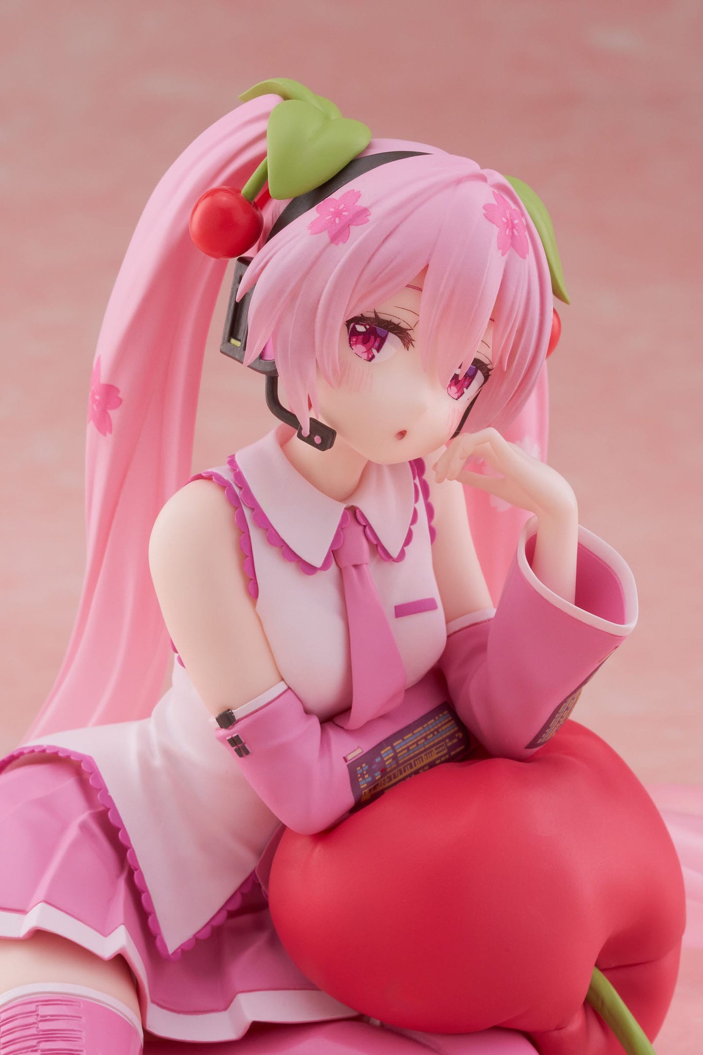 Hatsune Miku - Sakura Miku Cherry Cushion Ver. Desktop Cute - Taito Prize