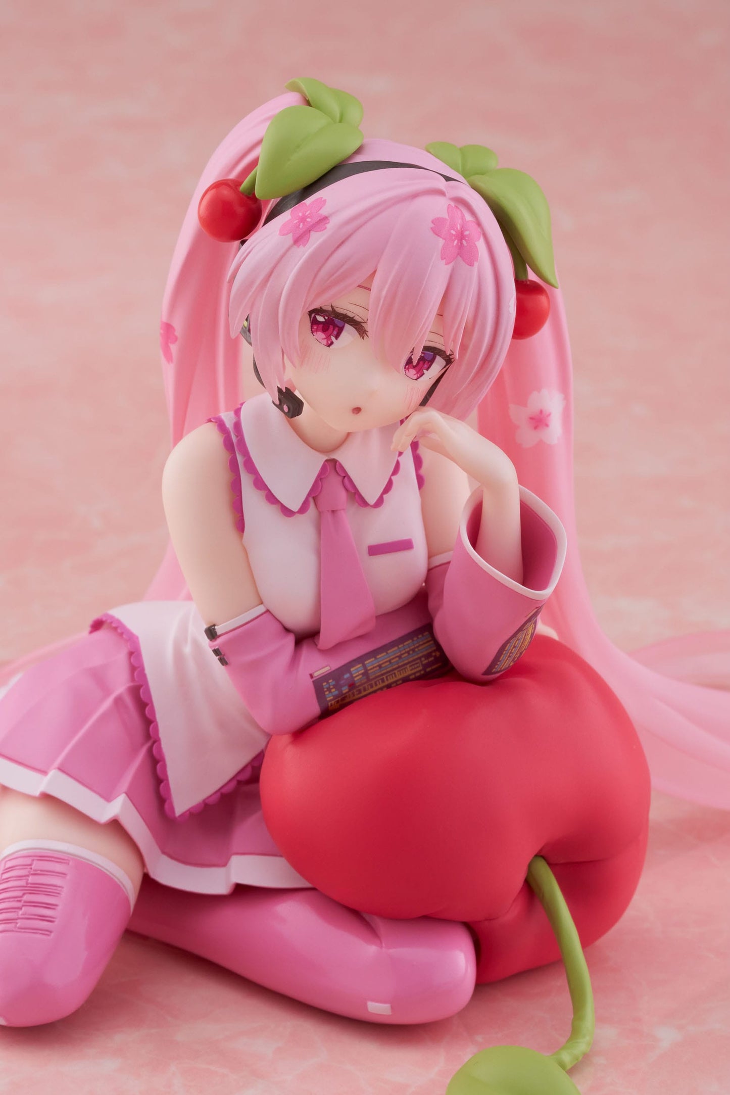 Hatsune Miku - Sakura Miku Cherry Cushion Ver. Desktop Cute - Taito Prize