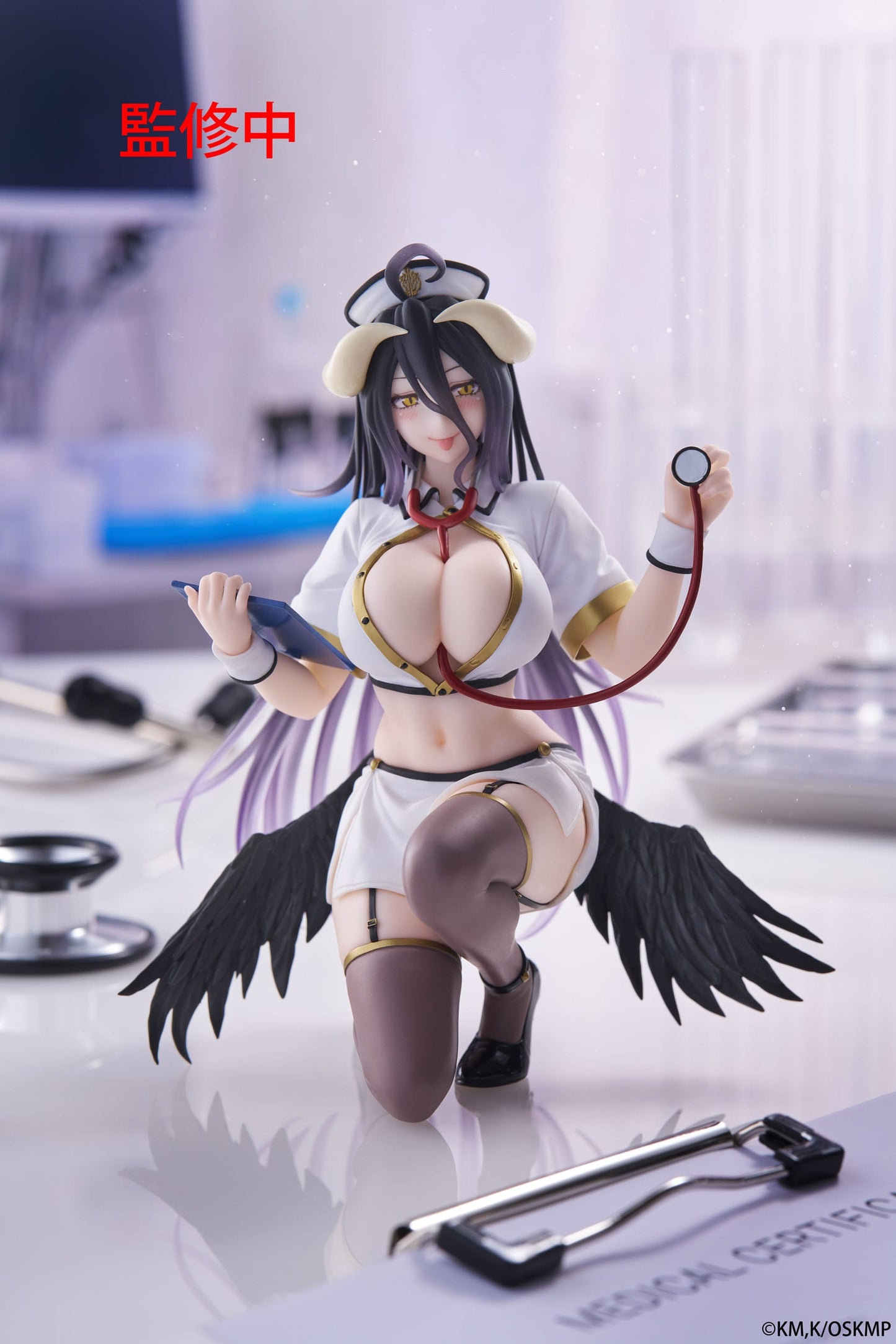 Overlord - Albedo Nurse Renewal Ver. Desktop Cute - Taito Prize