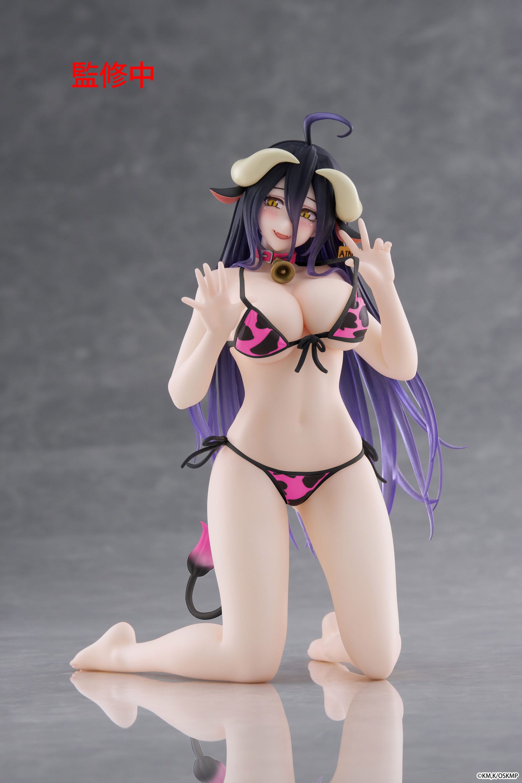 Overlord - Albedo Cow-Print Swimsuit ver. Renewal Desktop Cute - Taito Prize