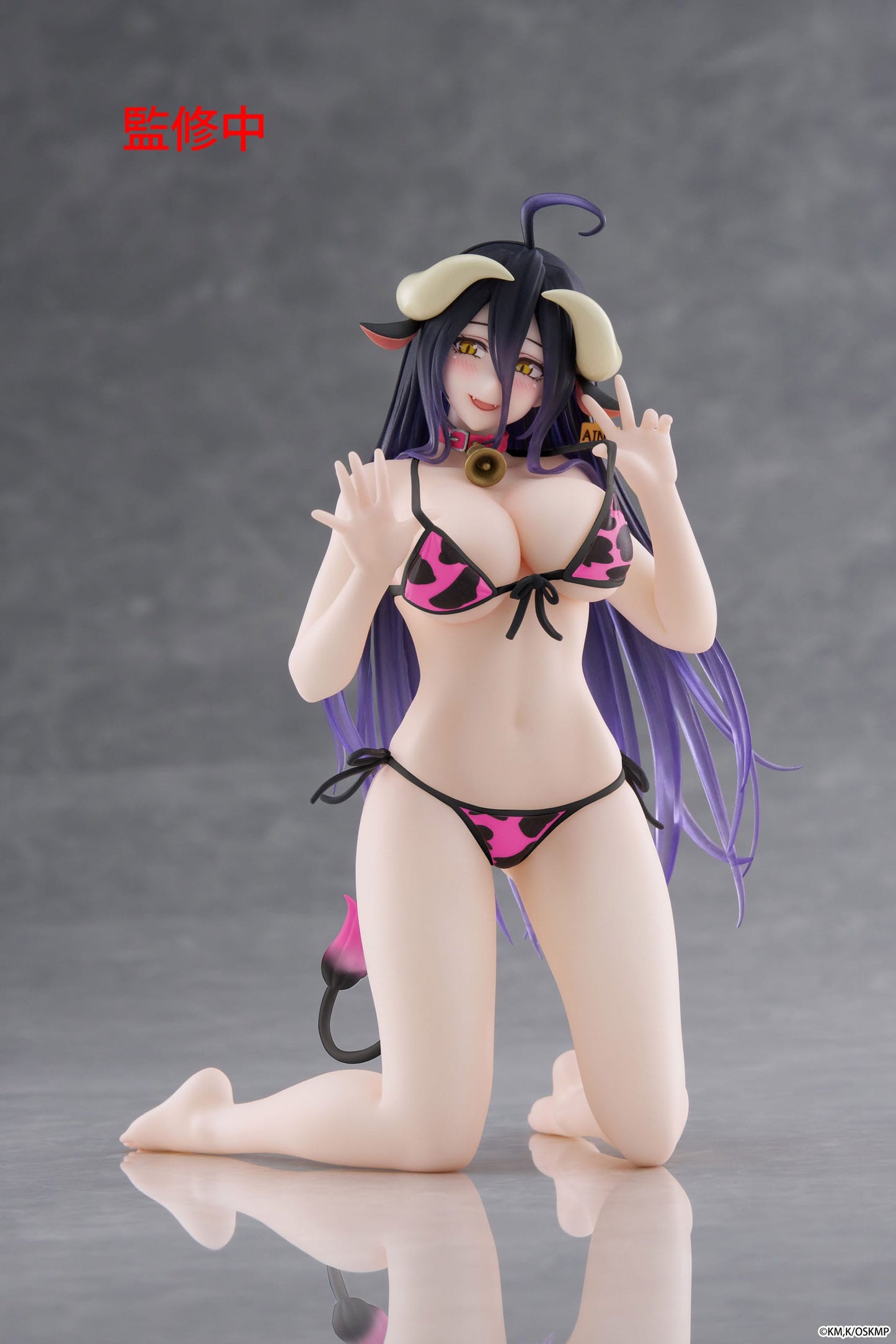 Overlord - Albedo Cow-Print Swimsuit ver. Renewal Desktop Cute - Taito Prize