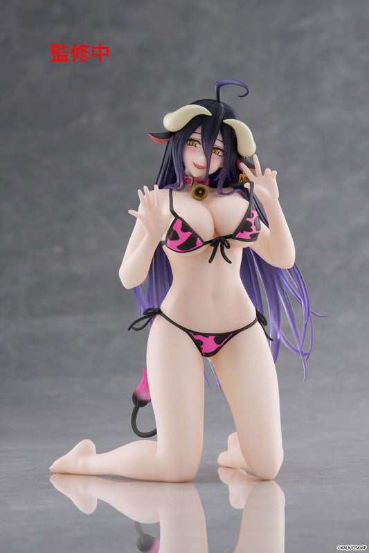 Overlord - Albedo Cow-Print Swimsuit ver. Renewal Desktop Cute - Taito Prize