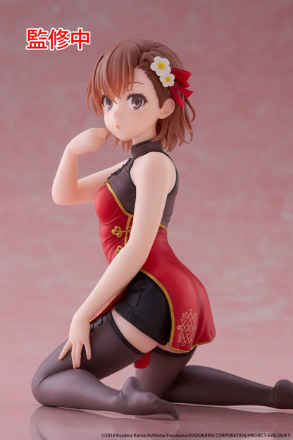 A Certain Scientific Railgun - Mikoto Misaka Chinese Dress Ver. Desktop Cute - Taito Prize