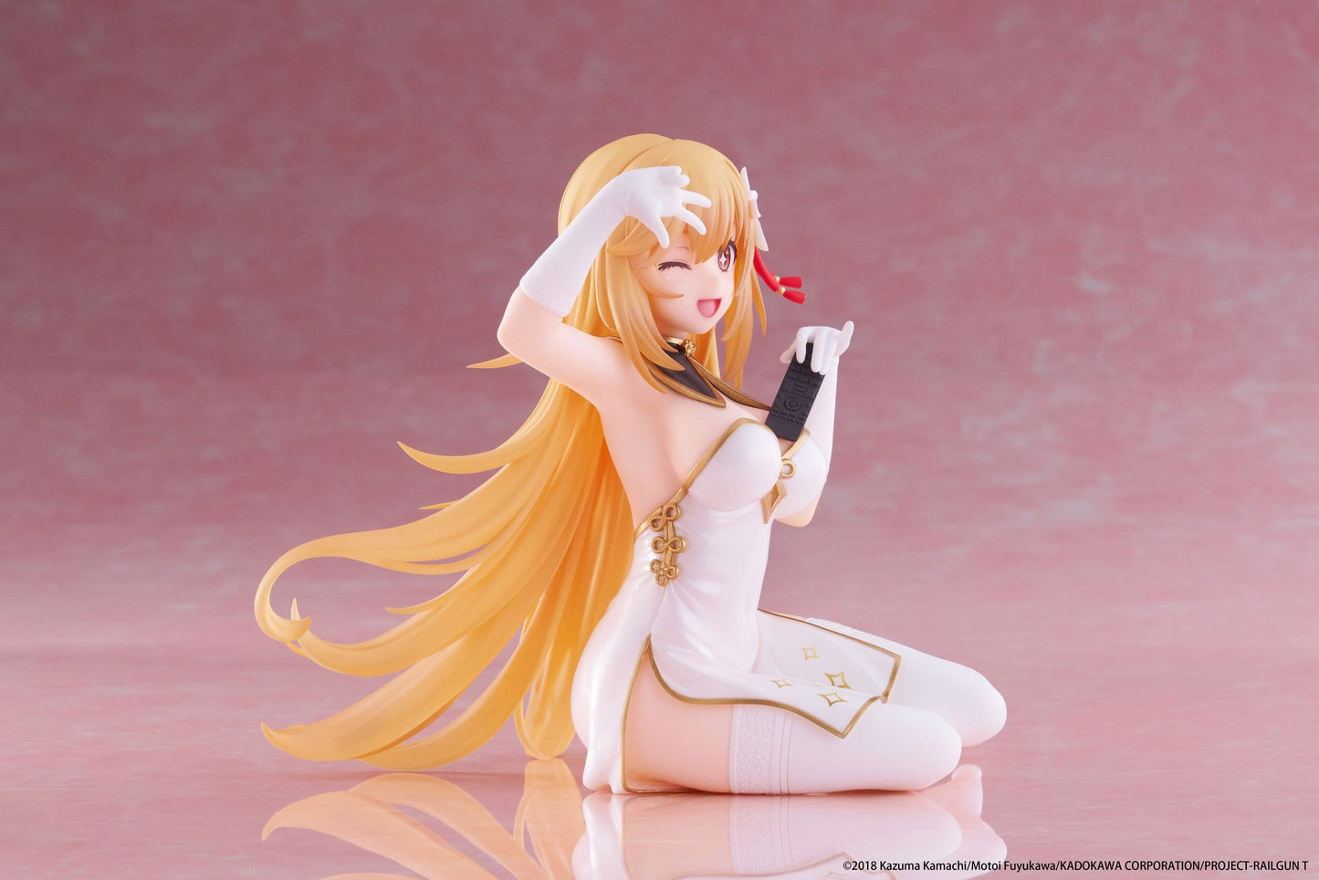 A Certain Scientific Railgun - Misaki Shokuho Chinese Dress Ver. Desktop Cute - Taito Prize