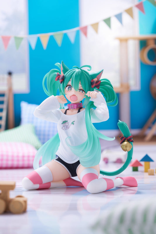 Hatsune Miku - Cat Ear Nekomimi T-Shirt Ver. Desktop Cute - Taito Prize