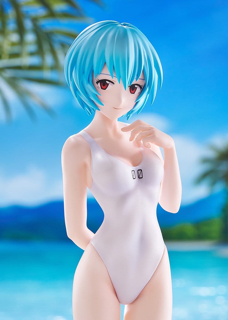 Rebuild of Evangelion - Rei Ayanami Beach Queens ~One-Piece Style~ L Size Pop Up Parade - Good Smile Company