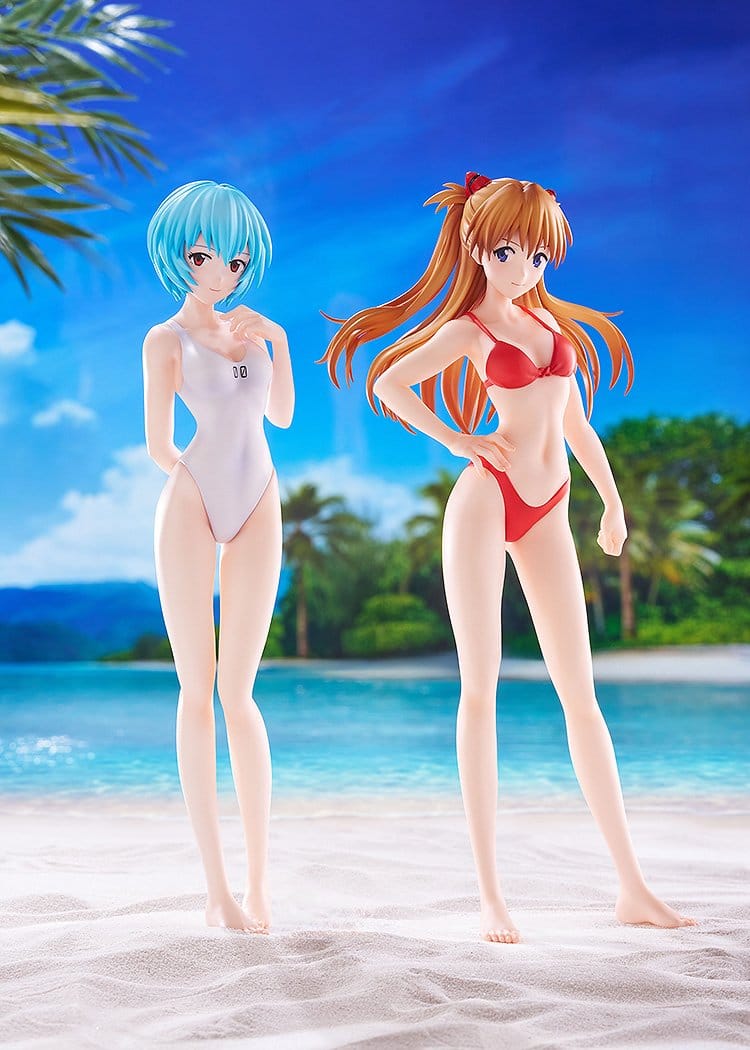 Rebuild of Evangelion - Rei Ayanami Beach Queens ~One-Piece Style~ L Size Pop Up Parade - Good Smile Company