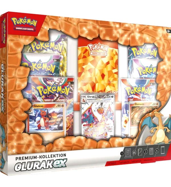 Pokémon TCG - Glurak ex - Premium Kollektion [DE]