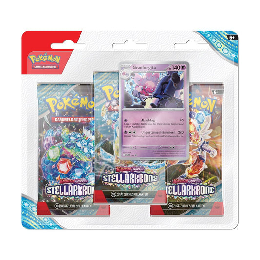 Pokémon TCG - Stellarkrone 3er Blister [DE]
