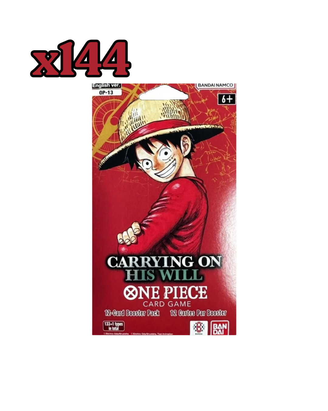 One Piece - CARRYING ON HIS WILL Sleeved Booster Case [EN]