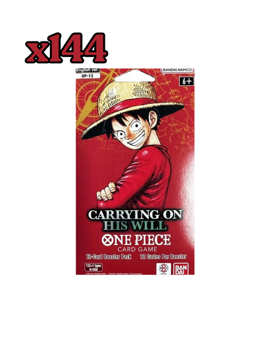 One Piece - CARRYING ON HIS WILL Sleeved Booster Case [EN]